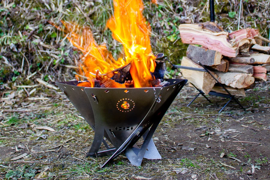 Iron Fire Pit 習っ 
